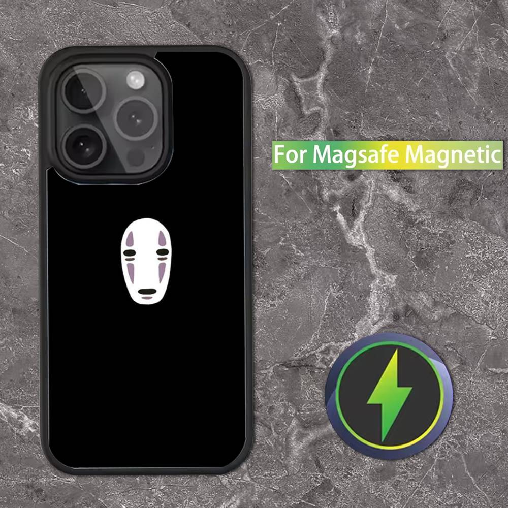 Cartoon H-Hayao M-Miyazaki Phone Case For iPhone 16,15,14,13,12,11,Pro,Max,Plus,Mini,SE Magsafe Magnetic Wireless Charging