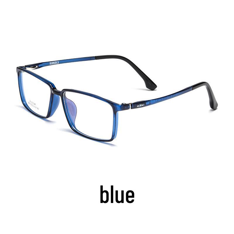 

Мужская оправа для очков для близорукости с полной оправой - Пластик и сталь, Модель 9810