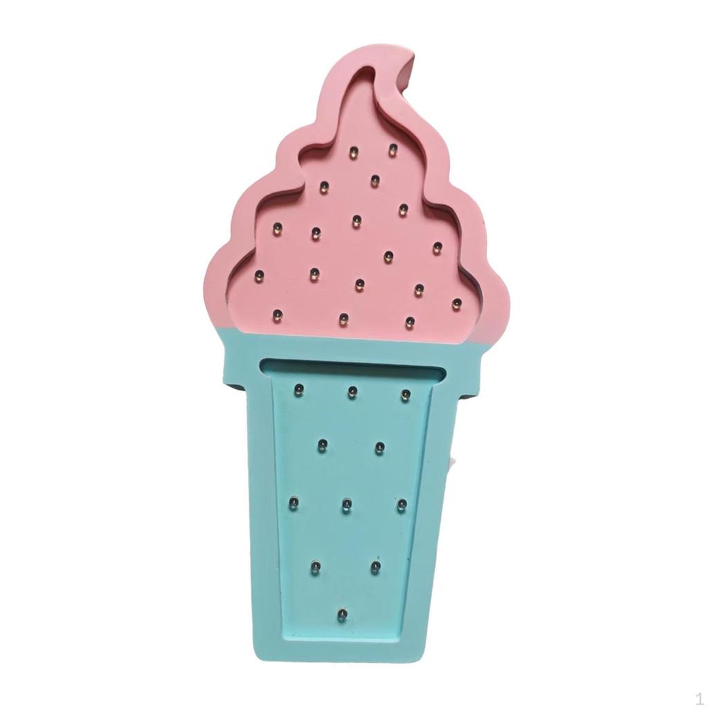 Ice Sign Lamp Romantic Atmosphere for Party Children's Room Birthday