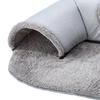 Cat Activity Center Carpet Tunnel Playground, Removable Mat Rug 2 In 1 Bed