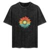 Vintage Sunset Daisy Retro Sunset Daisy Grunge Daisy 90s Vibes Daisy Tshirt Casual Simple Design Short Sleeve Shirt