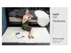 Nordic Style Plush Living Room Carpet - Cute Full Coverage Imitation Wool Rug for Bedroom & Sofa Area.