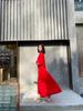 Ethnic Lijiang Dali Embroidered Long Vacation Dress for Women - Slimming Thailand Beach Style (F647)