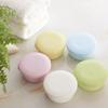 2 pcs Blue and White, Soap Holder Green and Black Round Draining Soap Dish  Business Trip