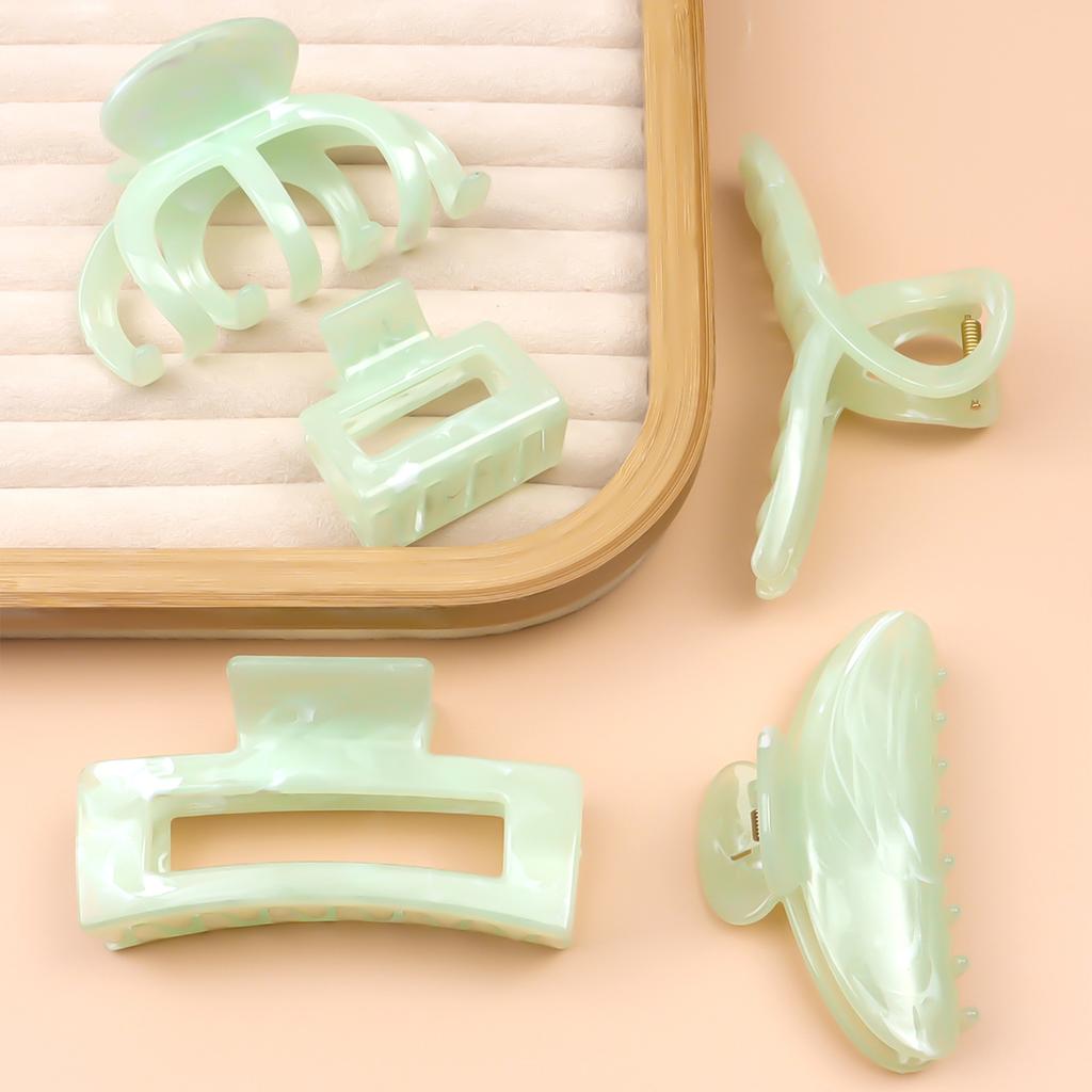 Velké překřížené sponky do vlasů ins prémiová pánvička spona do vlasů vzadu na hlavě, žraločí spona, dámská spona do vlasů vlasový doplněk