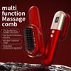 Hair Straightener Hot Comb Red Light Multifunctional Straight Comb Brush Professional Negative Ion Anti-Scalding Hair Styling