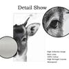 Animal Side Face Portrait Modern Wall Canvas Print Wild Life Art Poster Black and White Photo For Living Room Home Decor Cuadros