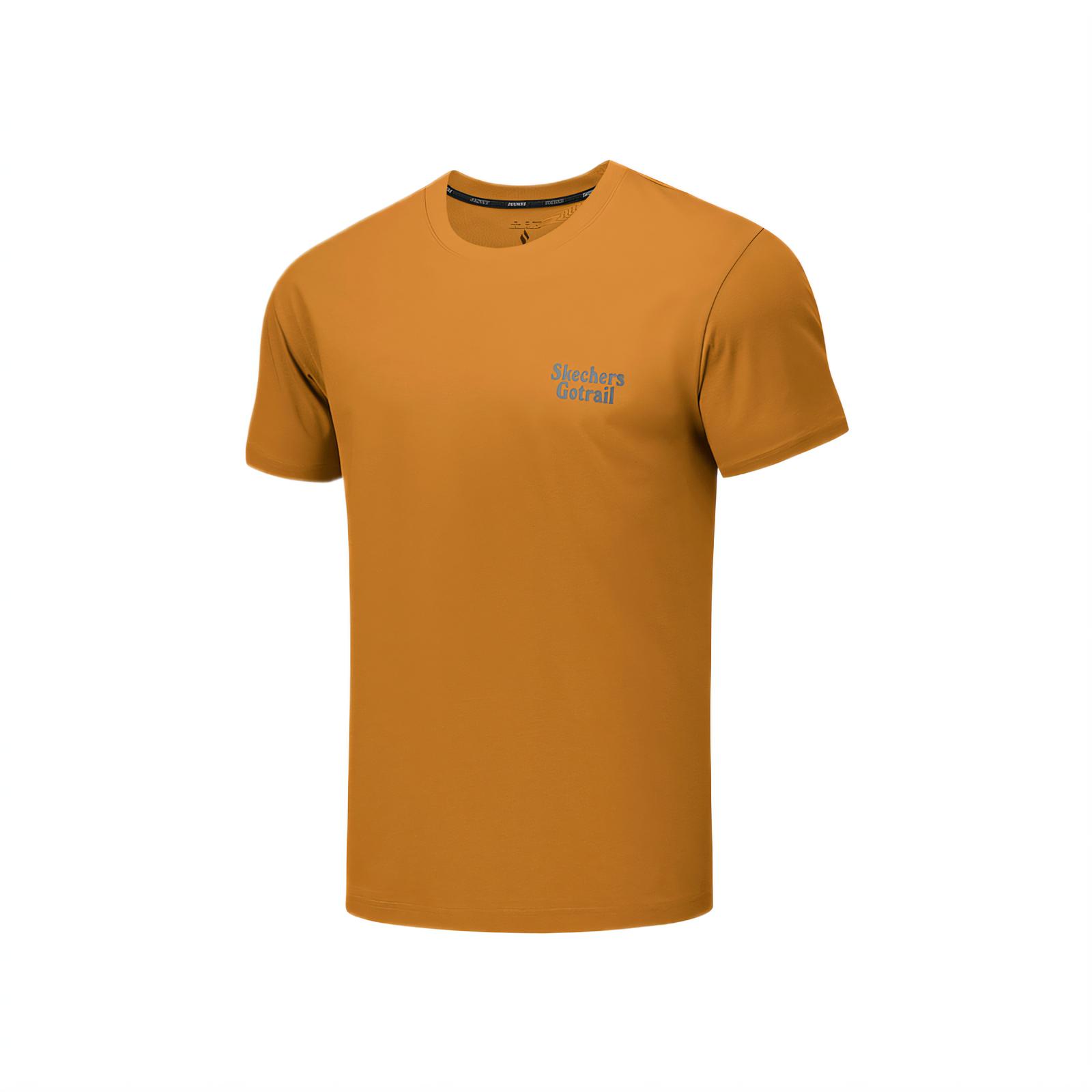 Skechers Soft And Comfortable Versatile Short Sleeve T-Shirt Men Tops P325M006-05D9 L