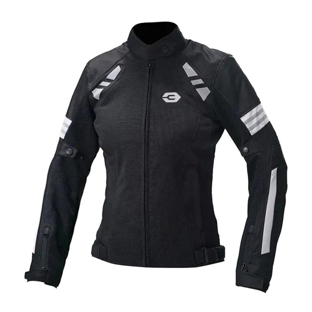 4 Jahreszeiten Damen Motorradjacke Elastische Motorradfahrerbekleidung Damen Motorradjacke Biker Körperpanzerung CE-zertifiziert Straßenfahrt