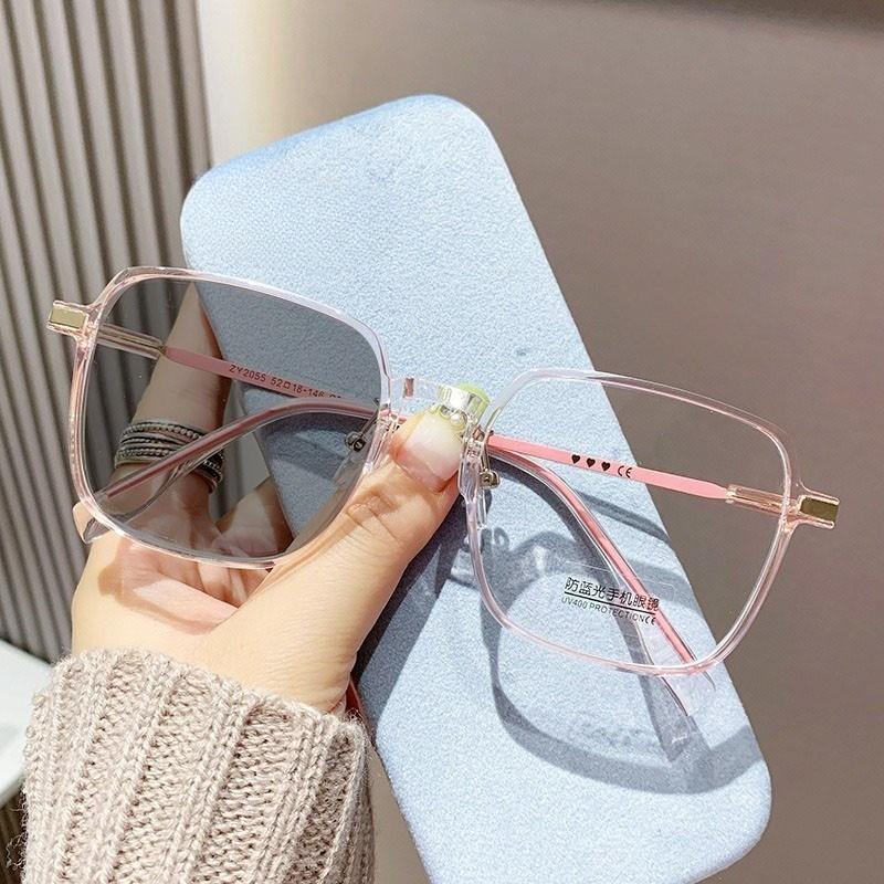 Plamis Pochromic Anti Radiation Metal Computer Glasses Anti Blue Light Eyeglasses Unisex