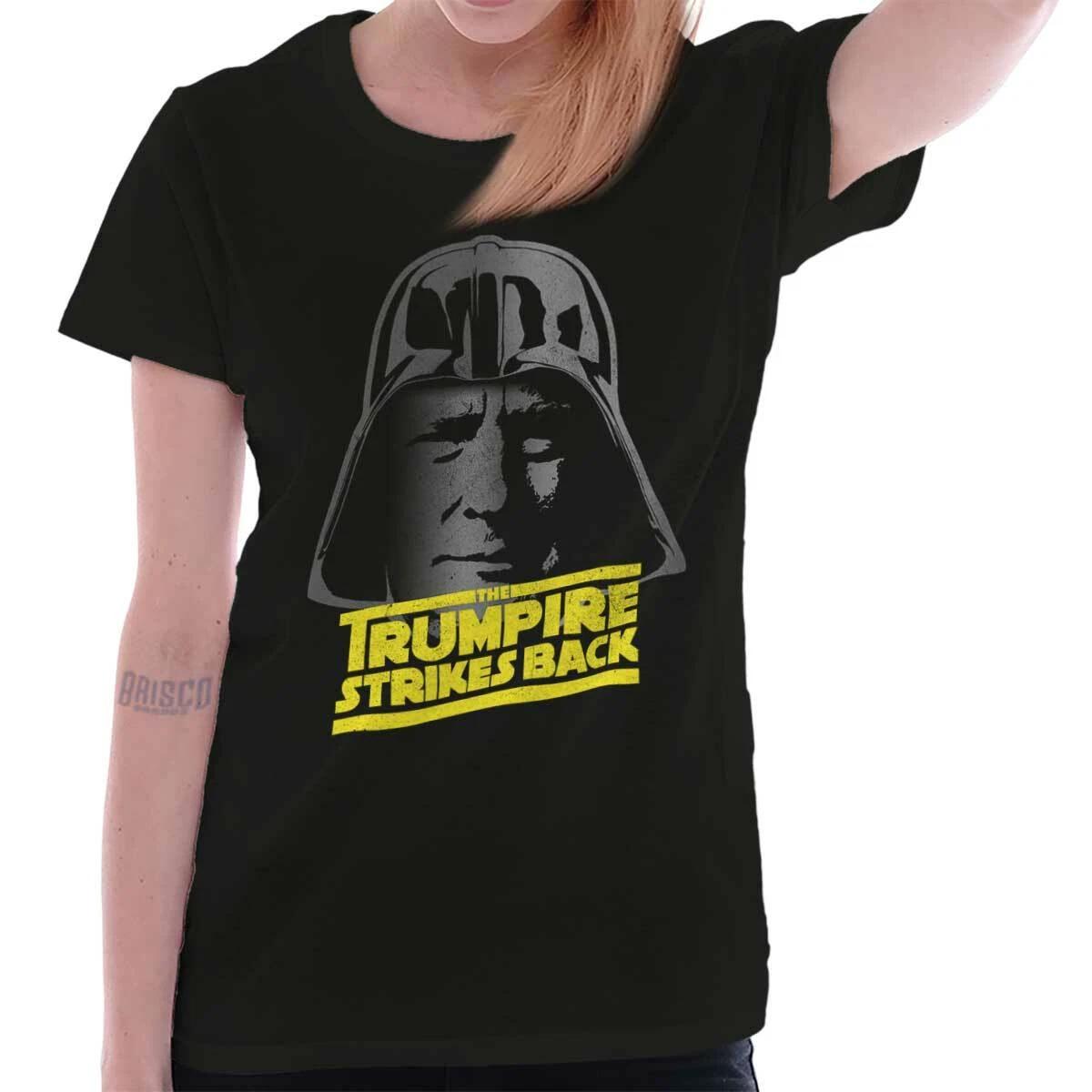 Funny Trump Empire President Strikes Back Womens Top Junior Graphic Tee XXL