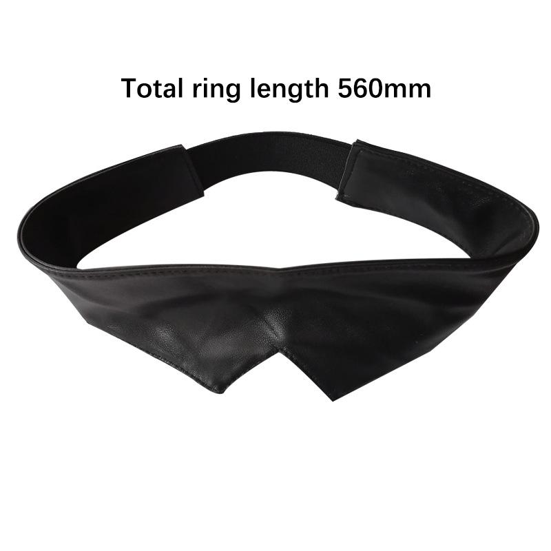 Anime Jujutsu Kaisen Gojo Satoru Same Eye Mask Glasses Cosplay Accessories Black PU Eye Patch For Men Gift Prop Accessories
