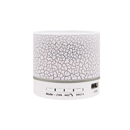 A9 Portable LED Light Crack Bluetooth-compatible Speaker U Disk TF Card Subwoofer Music Player for Phone