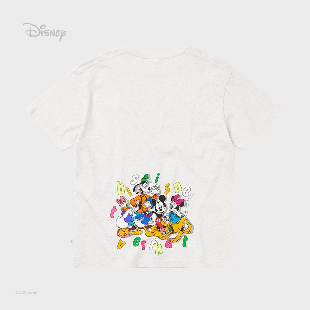 ThIs Is Never That Tnt Mickey Friends Tee Light Heather Grey S