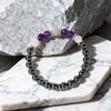 Festive Gifts Amethyst Rose Quartz Labradorite Hematite Beaded Bracelet Natural Fashion Jewelry For Men Women Daily Wear Gift
