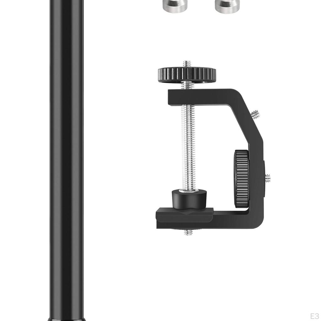 13 "-23.6" Adjustable desk Clamp Stand 1/4 "screw DSLR Camera Light