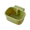 Kitchen Sink Drain Basket Faucet Hanging Strainer Basket Openable Bottom Cover Kitchen Garbage Filter Sink Storage Basket