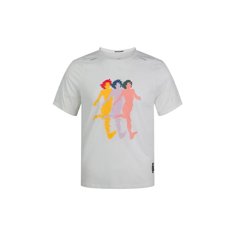 Nike T Shirts Men's White Crew Neck Moderate Straight Fit CJ5805-133
