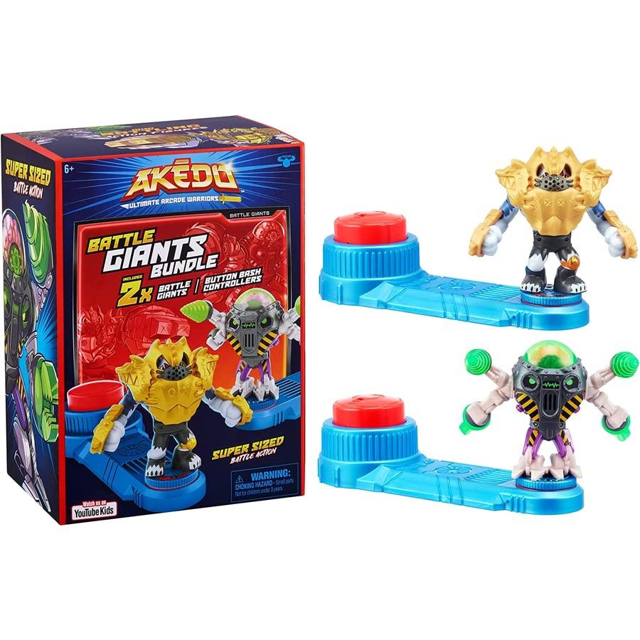 Akedo Ultimate Arcade Musou Battle Giant Versus Pack Drillborg vs. Alpha Wolf Mini Battle Action Figure
