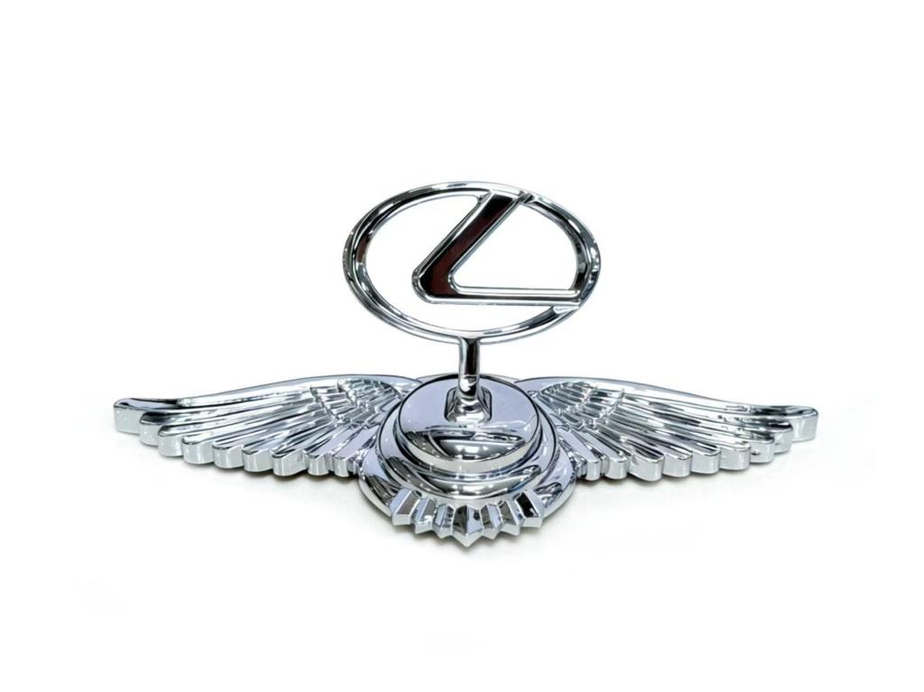 Anwendbarer Lexus Motorhaubenemblem Stand-Up Logo für ES NX RX CT LX GS IS LS Metall Motorhaubenverzierung Abzeichen Aufkleber