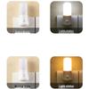 LED Plug-in Night Light for Bedroom & Nursery with Brighten Button
