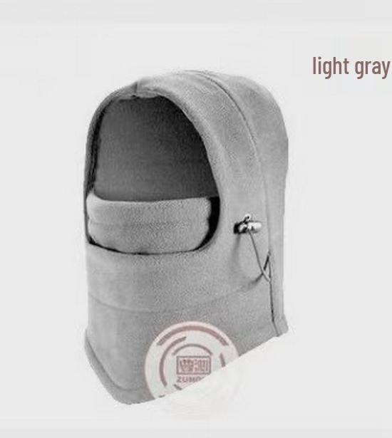 Outdoor Cycling Fleece Balaclava: Windproof, Ear-Protecting, Warm, Snow-Resistant Hat