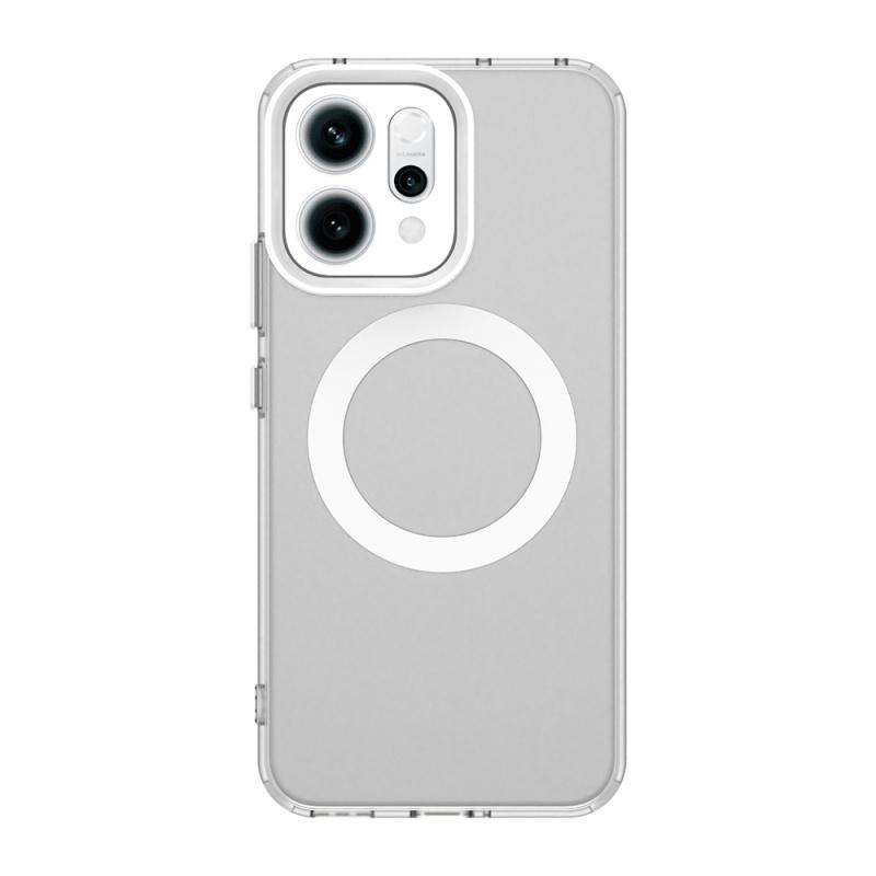 For Reno 14 Pro Case Cover OPPO Reno 14 Pro 5G Capas Shockproof Armor Bumper Annular Magnetic Colour Clear Fundas Reno 14 Pro