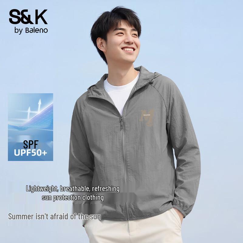 

Baleno S&K Men s Hooded Sun Protection Jacket XL