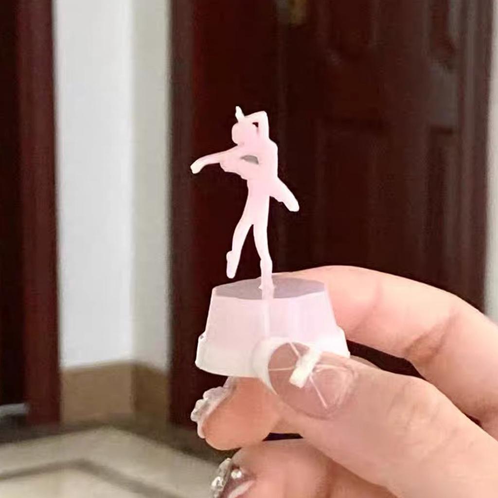 Ballet Dancer Accessory Silicone Molds Flexible and Durable Handmade Moulds for Chocolate Candy and Cake Decorating
