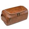 Borsa da toilette in pelle da uomo e donna Borsa da toilette da appendere per viaggiare Borsa di grande capacità Borsa portatile per viaggi d'affari Borsa impermeabile per trucchi