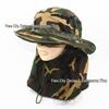 Men's Camouflage Wide Brim Fisherman Cap - Outdoor Sun Hat for Fishing & Hiking