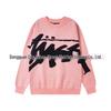 European-American Autumn 2026 Retro Waffle Knit Logo T-Shirt