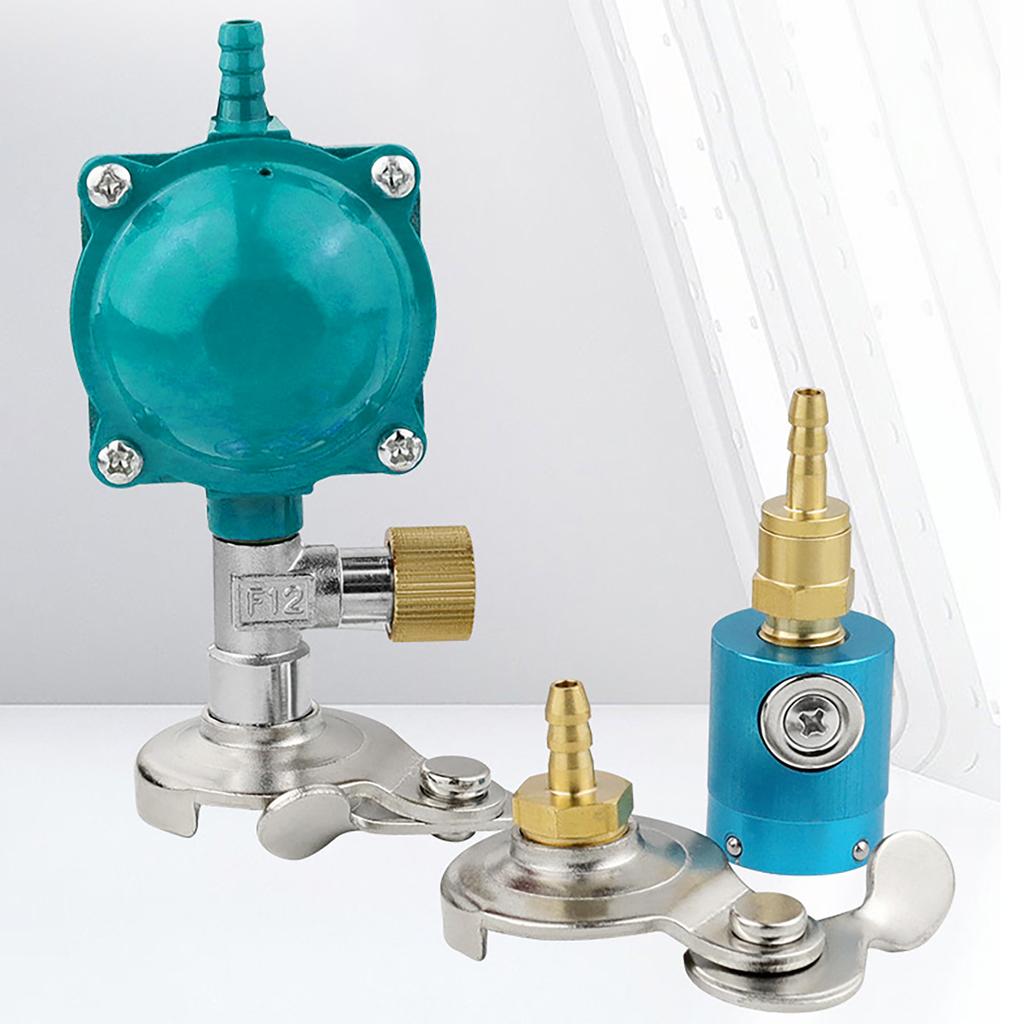 Butane Cylinder Quick Connect Adapter with Stable Pressure Valves Quick Connector Simple Installs for Outdoor Camping