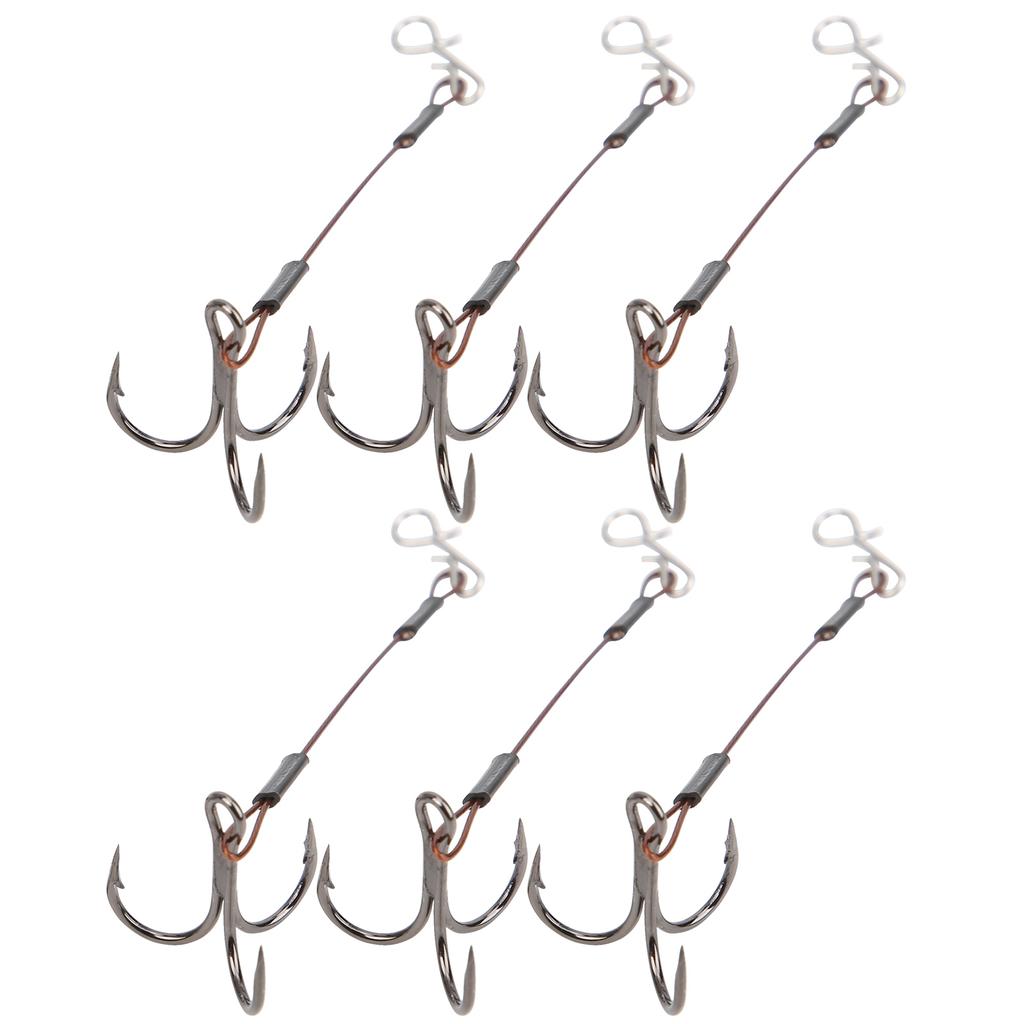 2Set Angelhaken Wiederverwendbar Scharf Köder Köder Widerhaken Haken Set Zubehör Angelwerkzeuge