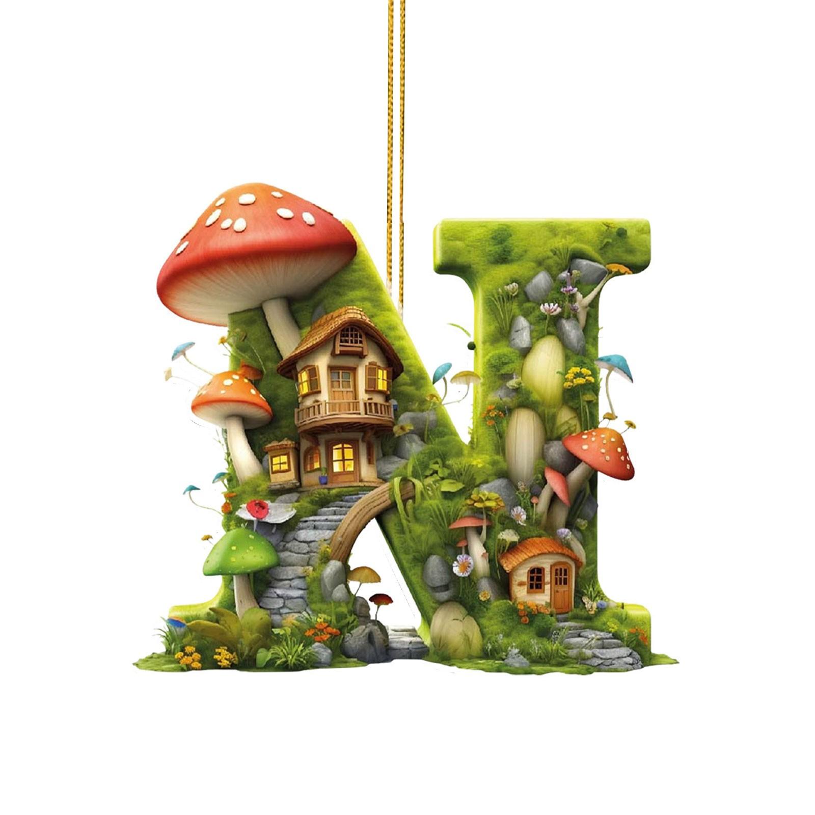 

Акриловый кулон с 26 буквами Главная Акриловый кулон с буквами для украшения One Size