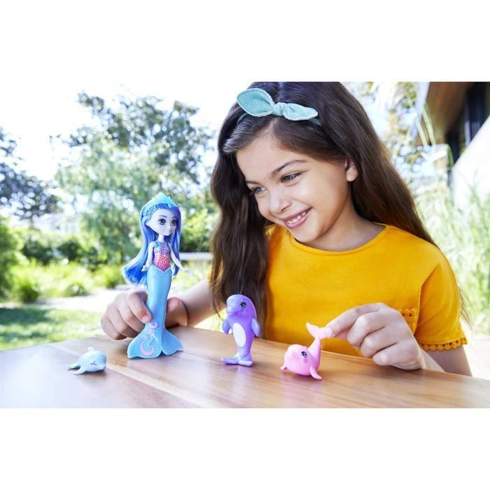 Enchantimals - famille de dorinda dauphin - poupée