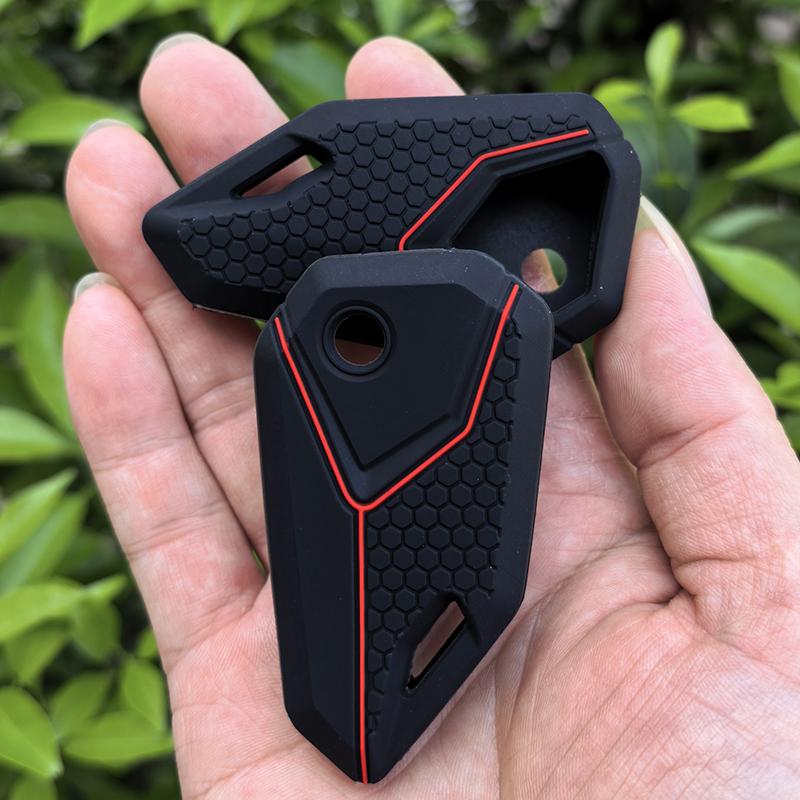Modified Hot Sale Silicone Remote Key Cover Case for Yamaha Suzuki Kawasaki Agusta Honda Motorcycle Holder Keychain Accessories