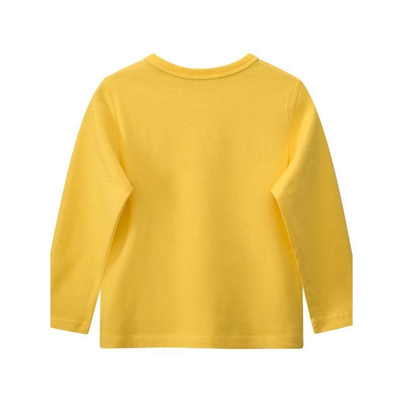 Children's Clothing Spring and Autumn Children's Dinosaur Bottoming Shirt Children's Long-Sleeved T-shirt Boys 100% Cotton Coat Girls Clothes