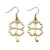 Drop & Dangle Earring Plant Four-Leaf Clover Cactus Vintage Jewelry SuppliesEarring Size 18x19mm QE021