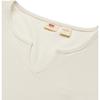 Levis Casual Simple Solid Color Knit V-Neck Long Sleeve T-Shirt Women Tops 0052G-0000