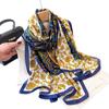 Printed Imitation Silk Brocade Fashion Sunscreen Retro Style Silk Scarf Long Scarf Shawl Versatile Headscarf Scarf