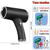 500W Portable Hair Dryer 2600mah Cold wind Cordless Lonic Hair Dryer USB Rechargeable Powerful 2 Gears for Travel Home Dormitory