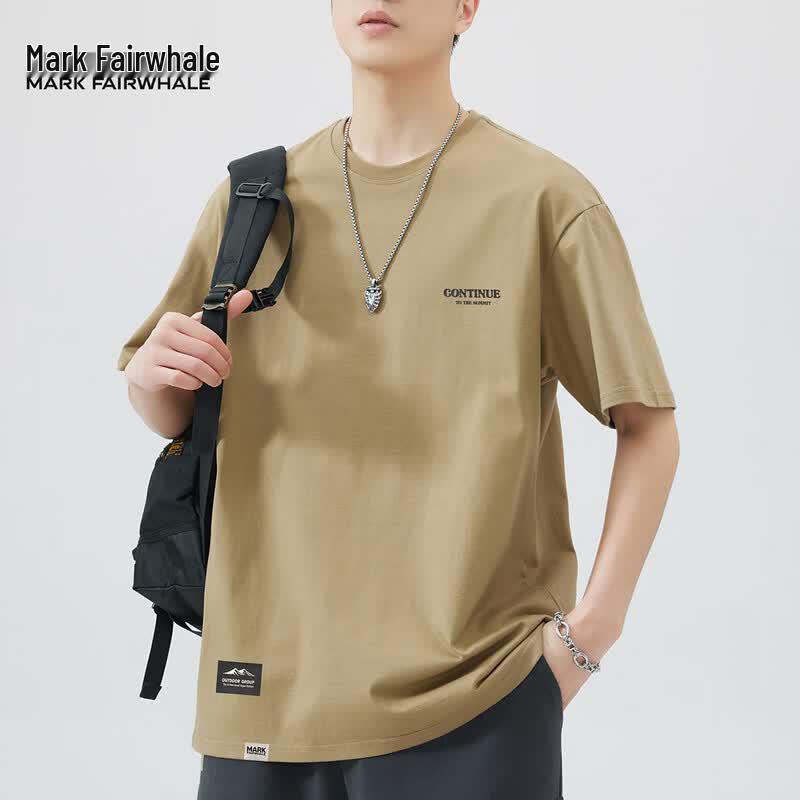 Mark Fairwhale Men's Pure Cotton Casual T-Shirt