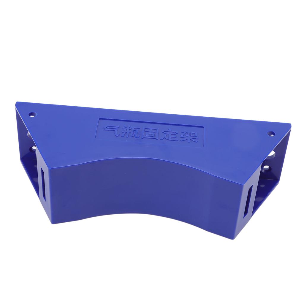 Gas Cylinder Holder Plastic Cylinder Wall Mounted Fixed Bracket with Expansion Screw Safety Strap