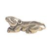 Brass Zodiac Rat Desktop Ornament Small Mouse Copper Sculpture Craft Tea Pet Decoration Old Copperware Wholesale