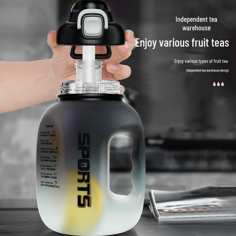 Changqi PC Sports Water Bottle with Straw