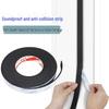 EVA Single-Sided Black Foam Strip: Thick Cushioned, Shock-Absorbing, Self-Adhesive Window Seal Tape