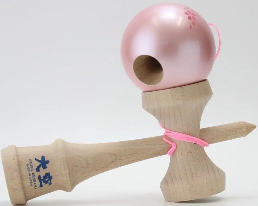 Yamagata Koubou Competition Kendama "Ozora" (Japan Kendama Association Certified) Sakura Pink