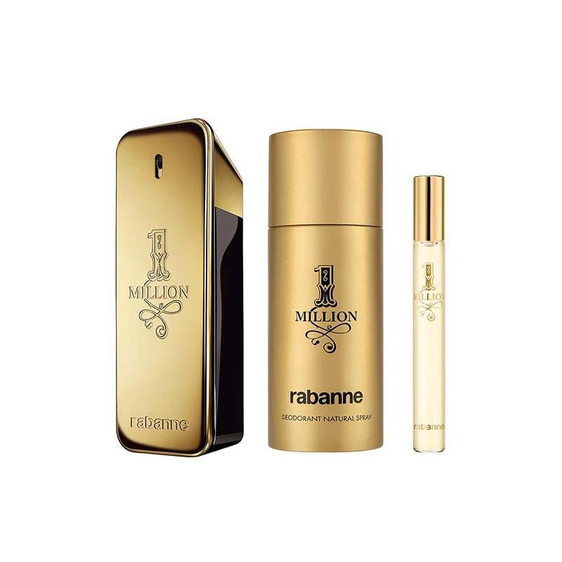 Paco Rabanne 1 Million Men's Perfume Set Eau de Toilette Chic