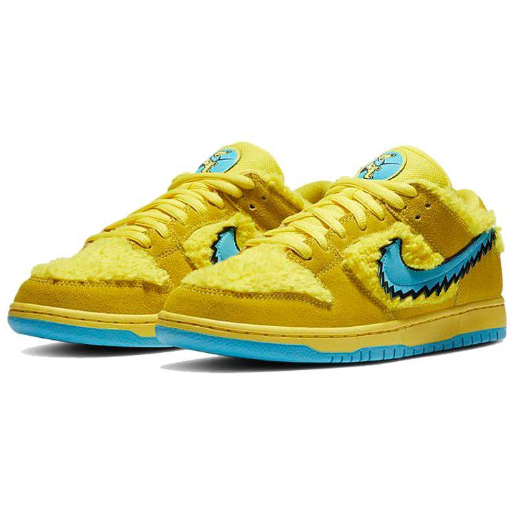 Grateful Dead x Nike Dunk Low SB Žlutý Medvěd Unisex Tenisky Opti-Yellow Blue-Fury CJ5378-700